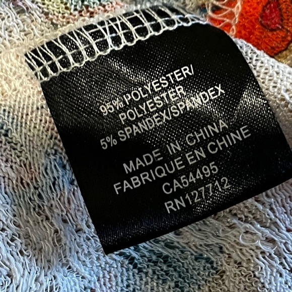 Colorful Flip-Flop Print Sleeveless Tunic - Miss Nikky - Size XXL - Picture 3 of 10